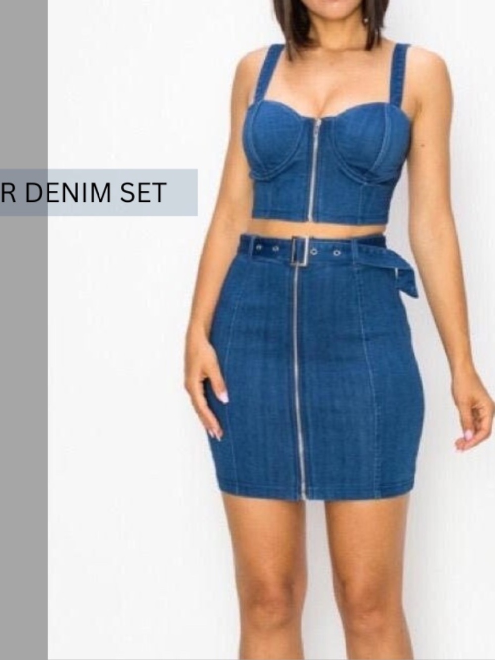 Junior 2 piece Denim Set